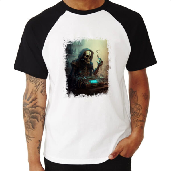 Camiseta Raglan Morte Sound DJ 8 - Imagem 3