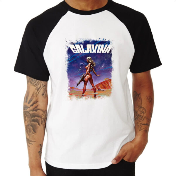 Camiseta Raglan Nostalgia Galaxina - Imagem 3