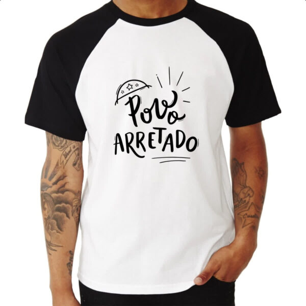 Camiseta Raglan Nordeste povo arretado - Imagem 3