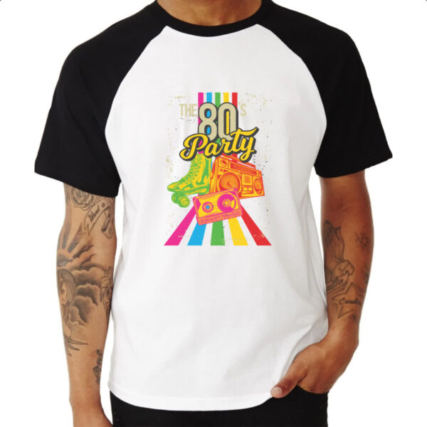 Camiseta Raglan Anos 80 Raiz - Imagem 3