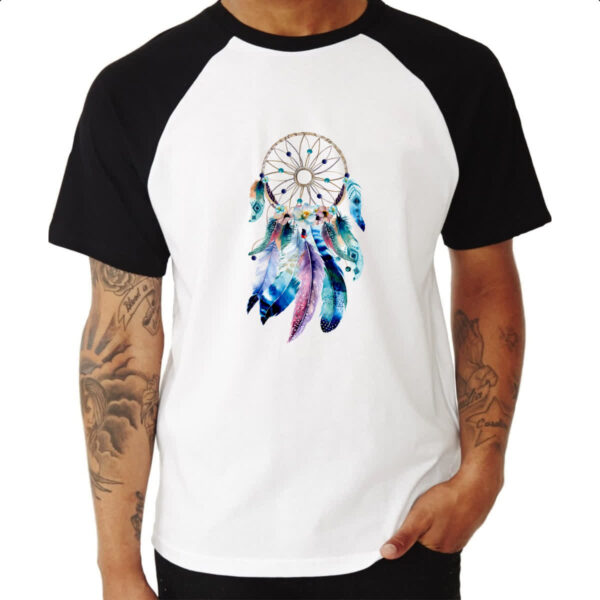 Camiseta Raglan Apanhador de sonhos 04 - Imagem 3