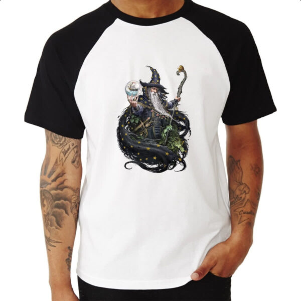 Camiseta Raglan O mago dos mares - Imagem 3