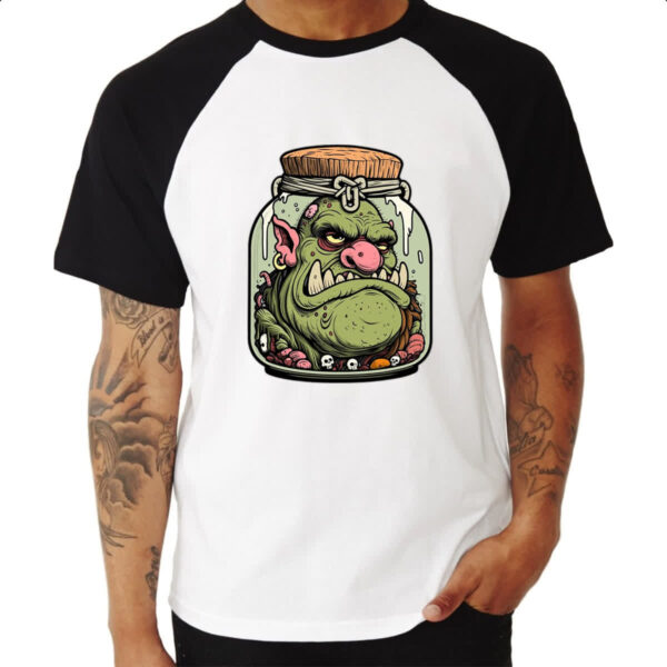 Camiseta Raglan Ogro em conserva - Imagem 3