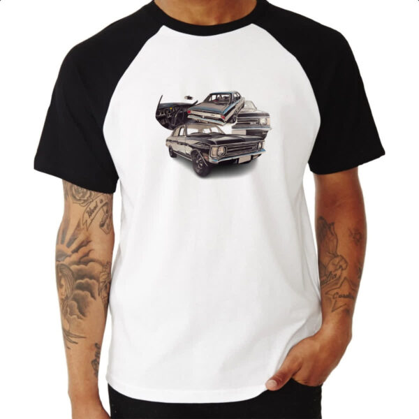 Camiseta Raglan Opala classico preto - Imagem 3