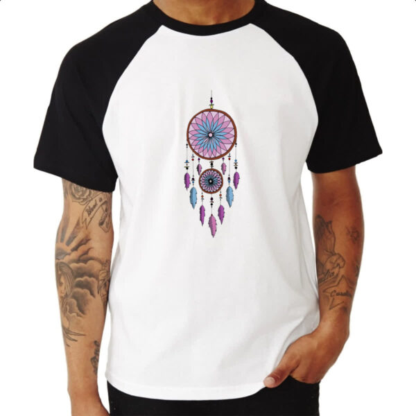 Camiseta Raglan Apanhador de sonhos 06 - Imagem 3