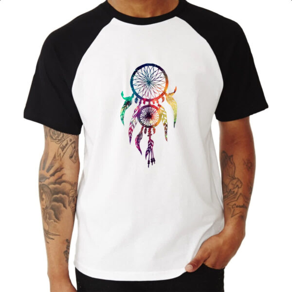 Camiseta Raglan Apanhador de sonhos 07 - Imagem 3
