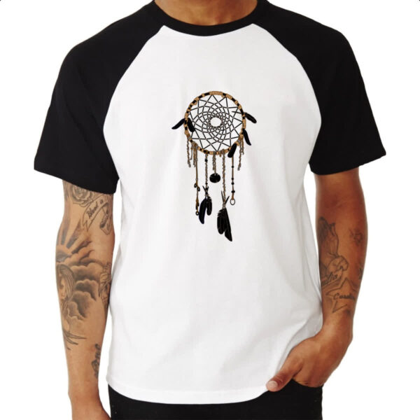 Camiseta Raglan Apanhador de sonhos 09 - Imagem 3