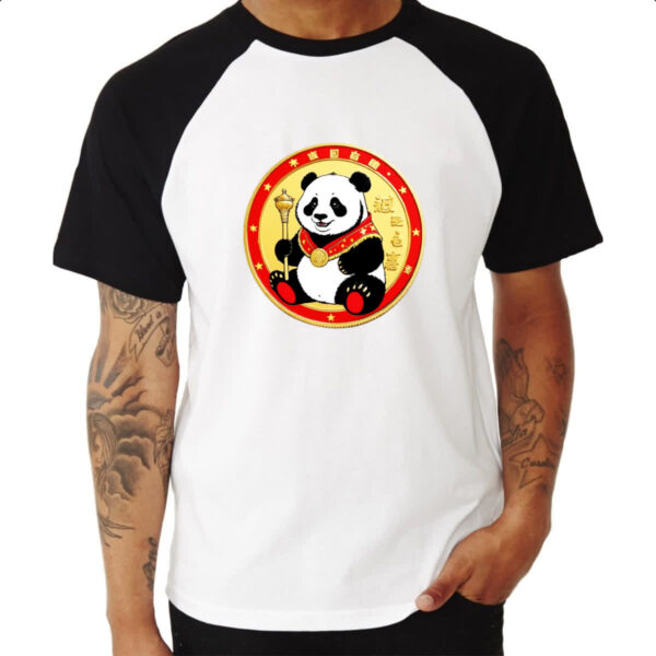 Camiseta Raglan Panda coin - Imagem 3