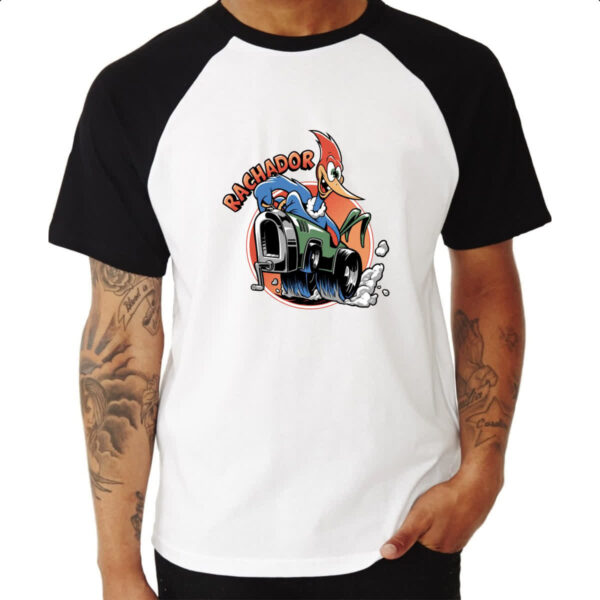 Camiseta Raglan Pica Pau Rachador - Imagem 3