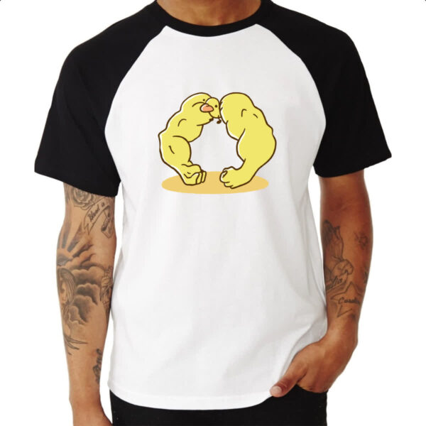 Camiseta Raglan Pato Maromba Academia - Imagem 3
