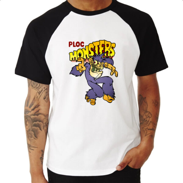 Camiseta Raglan Ploc Monsters Nostalgia 1 - Imagem 3