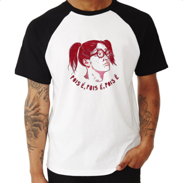 Camiseta Raglan Pois e Pois e Pois e - Imagem 3