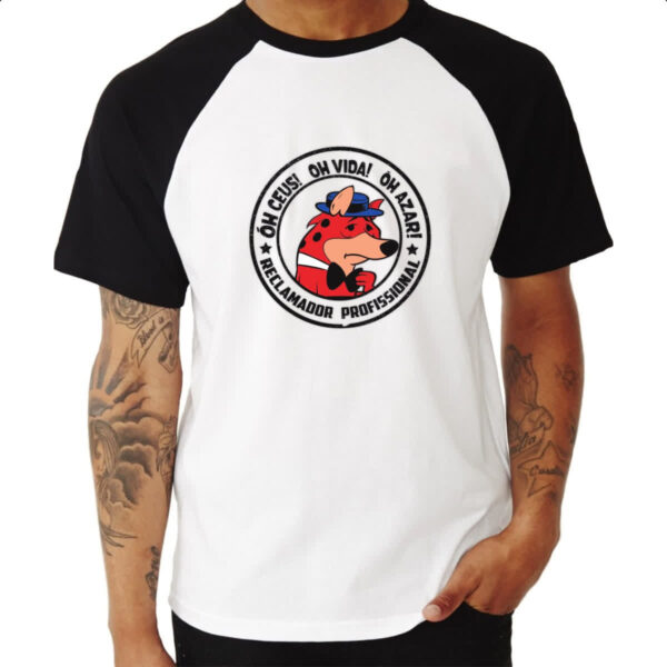 Camiseta Raglan Reclamador profissional - Imagem 3