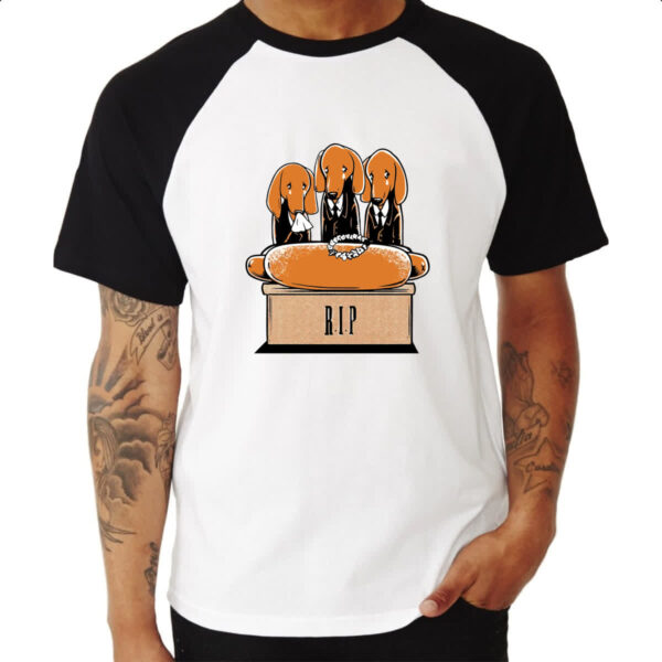 Camiseta Raglan Rip Hot Dog - Imagem 3