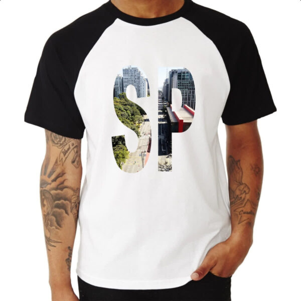 Camiseta Raglan SP Avenida Paulista - Imagem 3