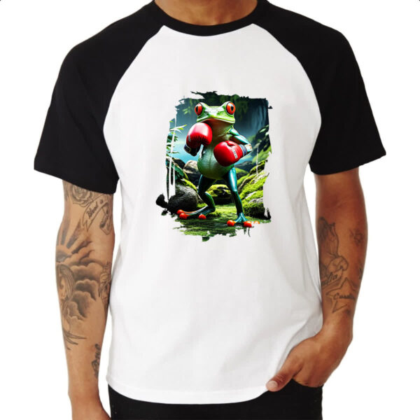 Camiseta Raglan Sapo Pugilista - Imagem 3