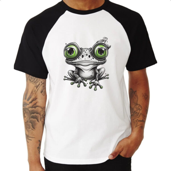 Camiseta Raglan Sapo zoiao - Imagem 3