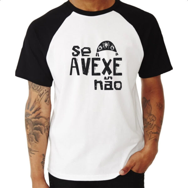 Camiseta Raglan Se avexe nao - Imagem 3