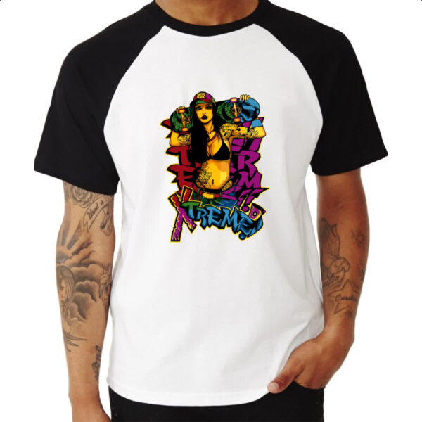 Camiseta Raglan Skate Xtreme - Imagem 3