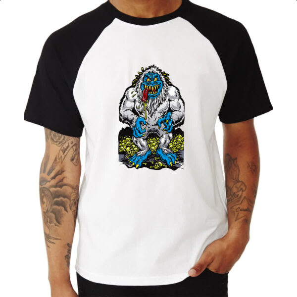 Camiseta Raglan Snow Yeti - Imagem 3
