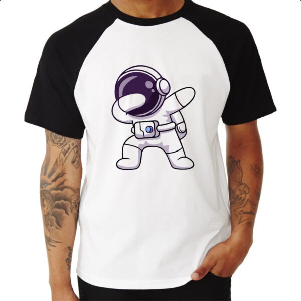 Camiseta Raglan Astronauta dab - Imagem 3