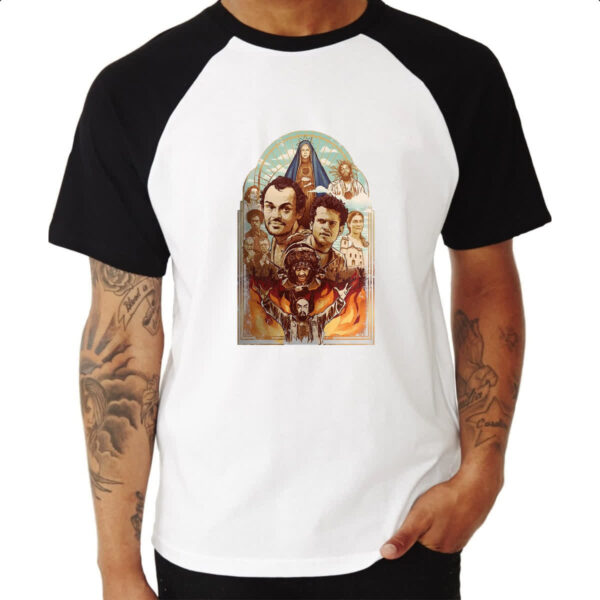 Camiseta Raglan Auto da compadecida - Imagem 3