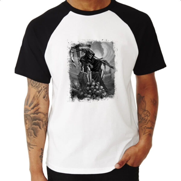 Camiseta Raglan A morte em seu trono - Imagem 3