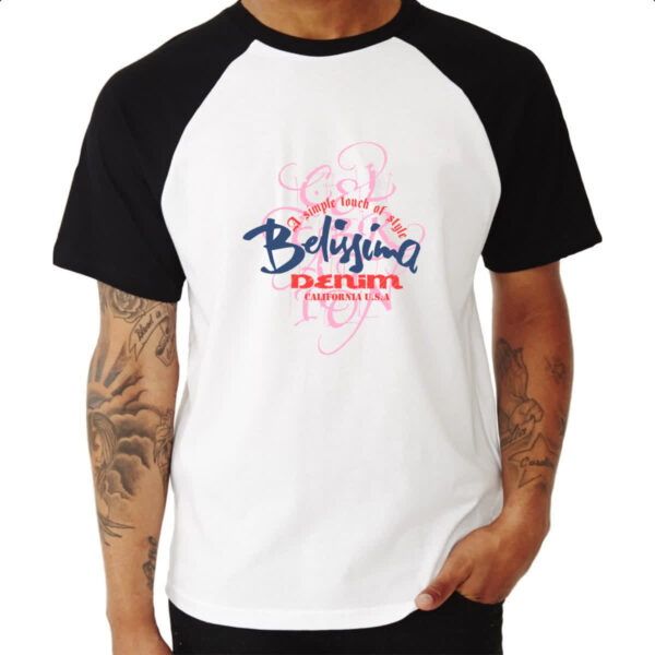 Camiseta Raglan A simple touch of style Belissima - Imagem 3