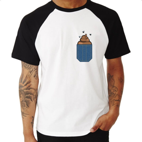 Camiseta Raglan Bolso com coco - Imagem 3