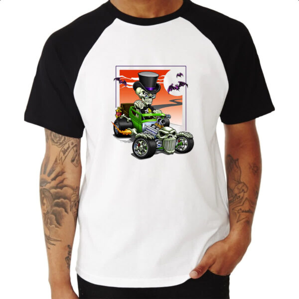 Camiseta Raglan Bone Rod - Imagem 3