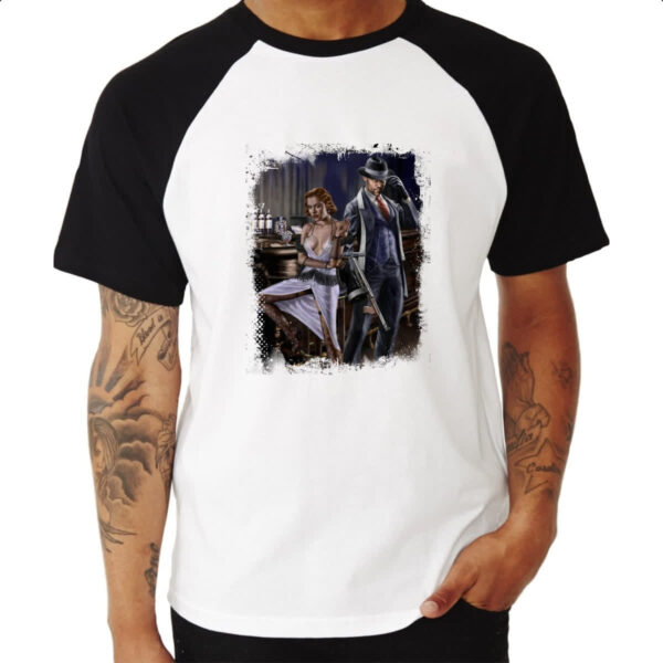 Camiseta Raglan Bonnie e Clyde - Imagem 3