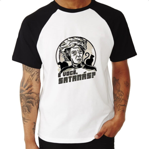 Camiseta Raglan Bruxa do 71 e voce satanas - Imagem 3