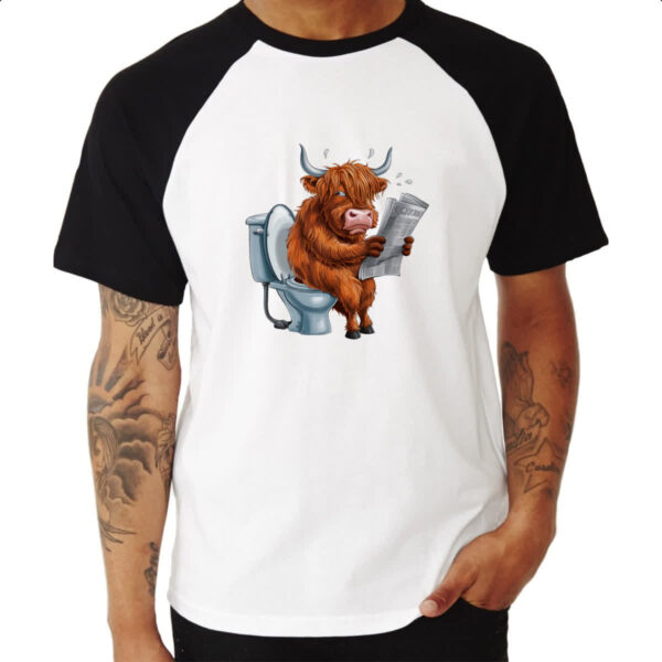 Camiseta Raglan Bufalo na sala de forca - Imagem 3