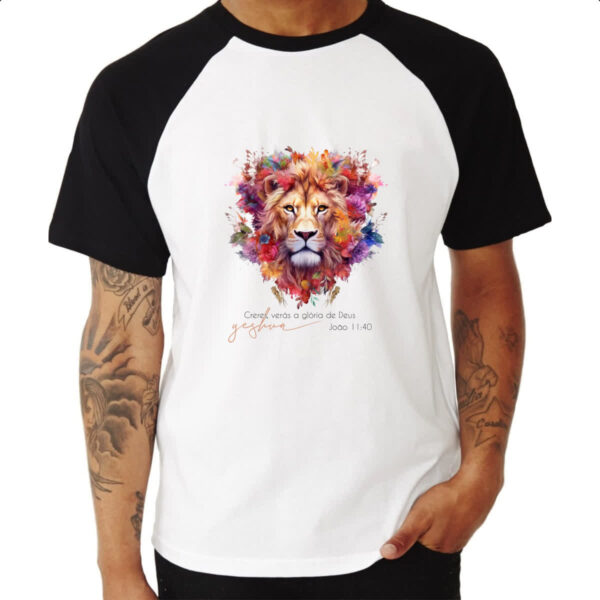 Camiseta Raglan Yeshua Joao 11-40 - Imagem 3