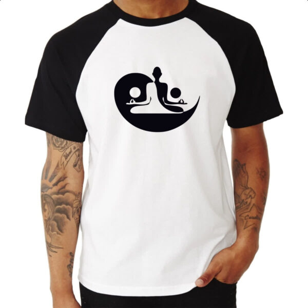Camiseta Raglan Yin e Yang Adamaste - Imagem 3