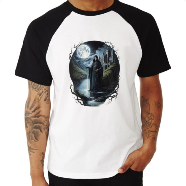 Camiseta Raglan Halloween Banshee - Imagem 3
