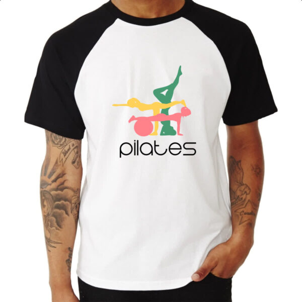 Camiseta Raglan Academia fitnes pilates - Imagem 3