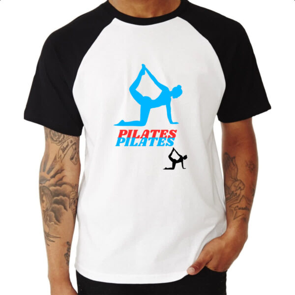Camiseta Raglan Academia saude ppilates - Imagem 3