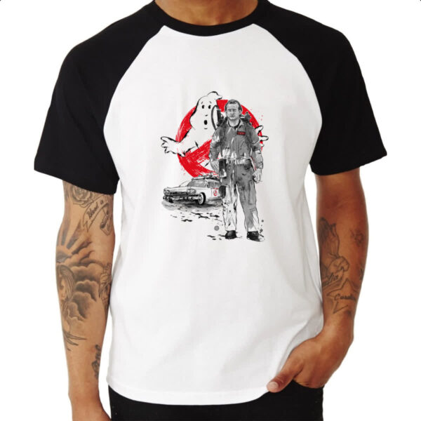 Camiseta Raglan Caca Fantasmas Ghostbusters Peter - Imagem 3
