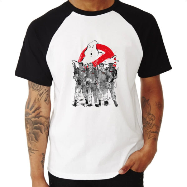 Camiseta Raglan Caca Fantasmas Ghostbusters Team - Imagem 3