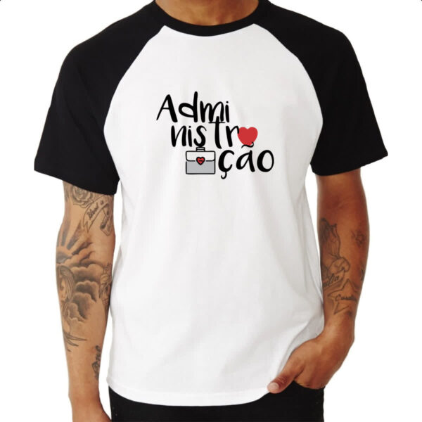 Camiseta Raglan Administracao - 3 - Imagem 3