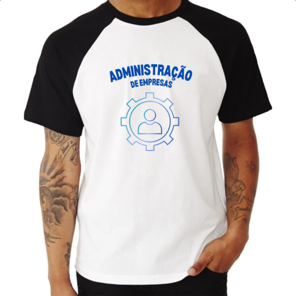 Camiseta Raglan Administracao Empresas - Imagem 3