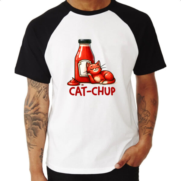 Camiseta Raglan Cat-Chup - Imagem 3