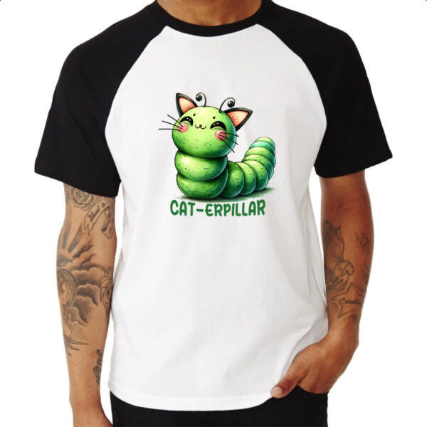Camiseta Raglan Cat-Erpillar - Imagem 3