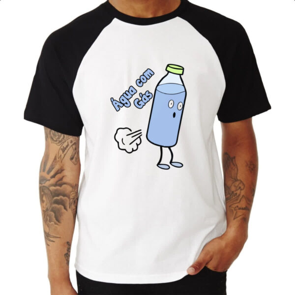 Camiseta Raglan Agua com gas - Imagem 3