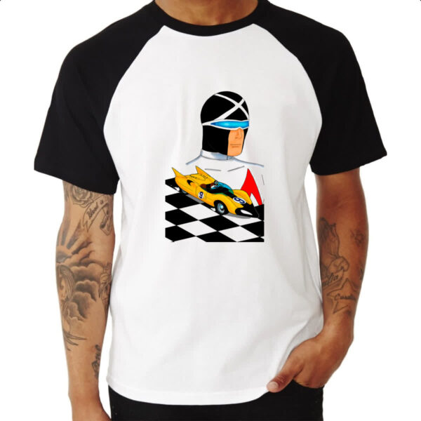 Camiseta Raglan Corredor X busto e carro - Imagem 3