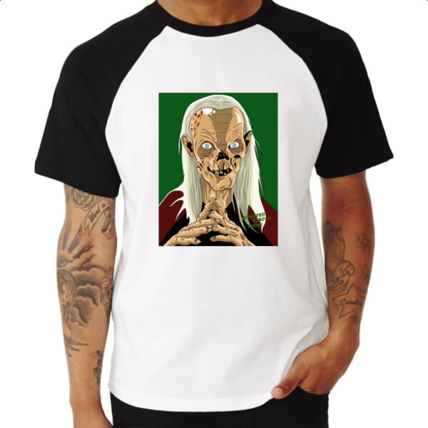 Camiseta Raglan Crypt Keeper - Contos da Cripta - Imagem 3