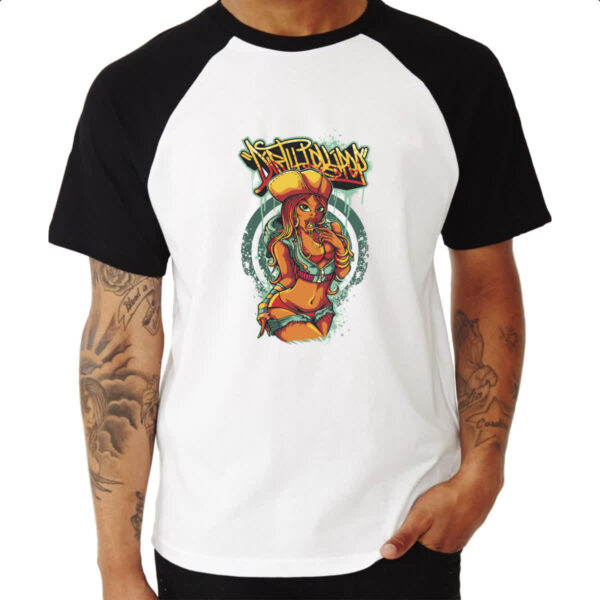 Camiseta Raglan Dirt 4 lolli pop - Imagem 3