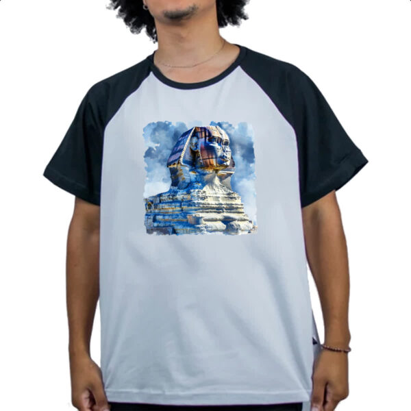 Camiseta Raglan Esfinge Watercolor - Imagem 4