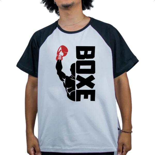 Camiseta Raglan Esporte boxe luva - Imagem 4